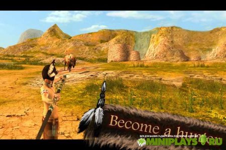 Эволюция. Индейский охотник  Evolution. Indian Hunter