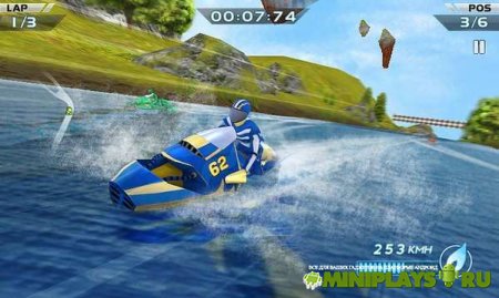 Гонки водных мотоциклов 3D
