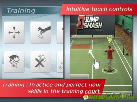 Badminton. JumpSmash