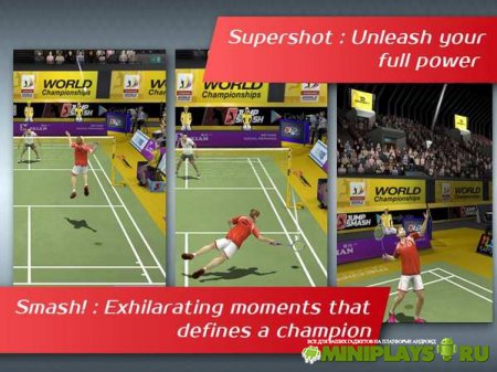 Badminton. JumpSmash