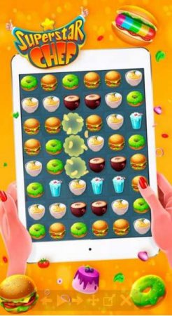 Обзор игры Superstar Chef - Match 3 Games