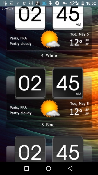 Sense Flip Clock