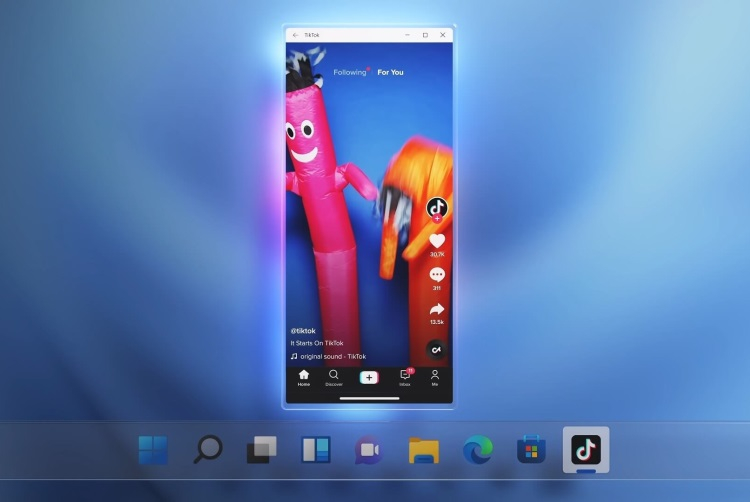 Microsoft интегрирует в Windows 11 поддержку Android 13