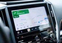 Обновлённый дизайн Google Карт в Android Auto дополнила боковая панель