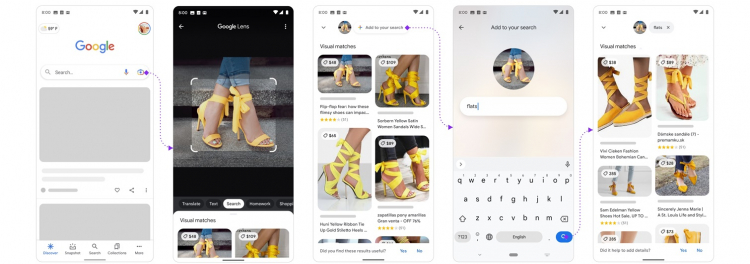 Google Lens теперь может искать изображение и текст одновременно