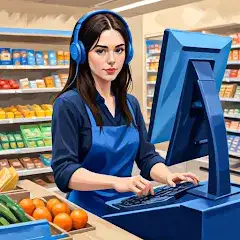 Супермаркет симулятор: касса 3D