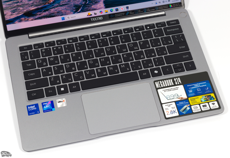 Обзор ноутбука TECNO MEGABOOK S14 (S14MM): OLED с HDR как новая норма