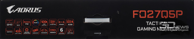 Обзор игрового QD-OLED WQHD-монитора Gigabyte AORUS FO27Q5P: на пределе возможностей