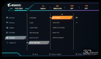 Обзор игрового QD-OLED WQHD-монитора Gigabyte AORUS FO27Q5P: на пределе возможностей