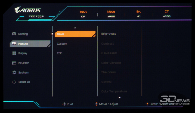Обзор игрового QD-OLED WQHD-монитора Gigabyte AORUS FO27Q5P: на пределе возможностей