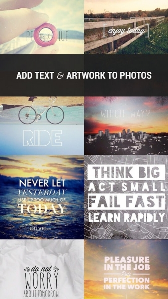 Over: Edit Add Text to Photos