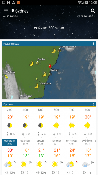 Weather and Radar